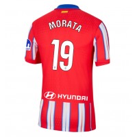 Pánský Fotbalový dres Atletico Madrid Alvaro Morata #19 2024-25 Domácí Krátký Rukáv